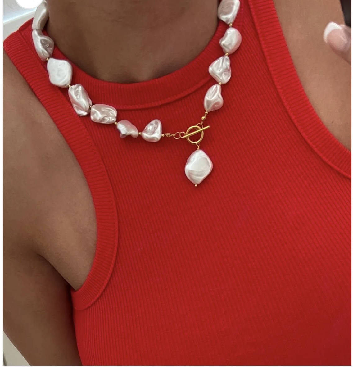 Chunky Pearl Necklace