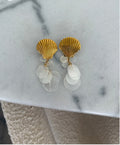 Pearl Seashell Earrings