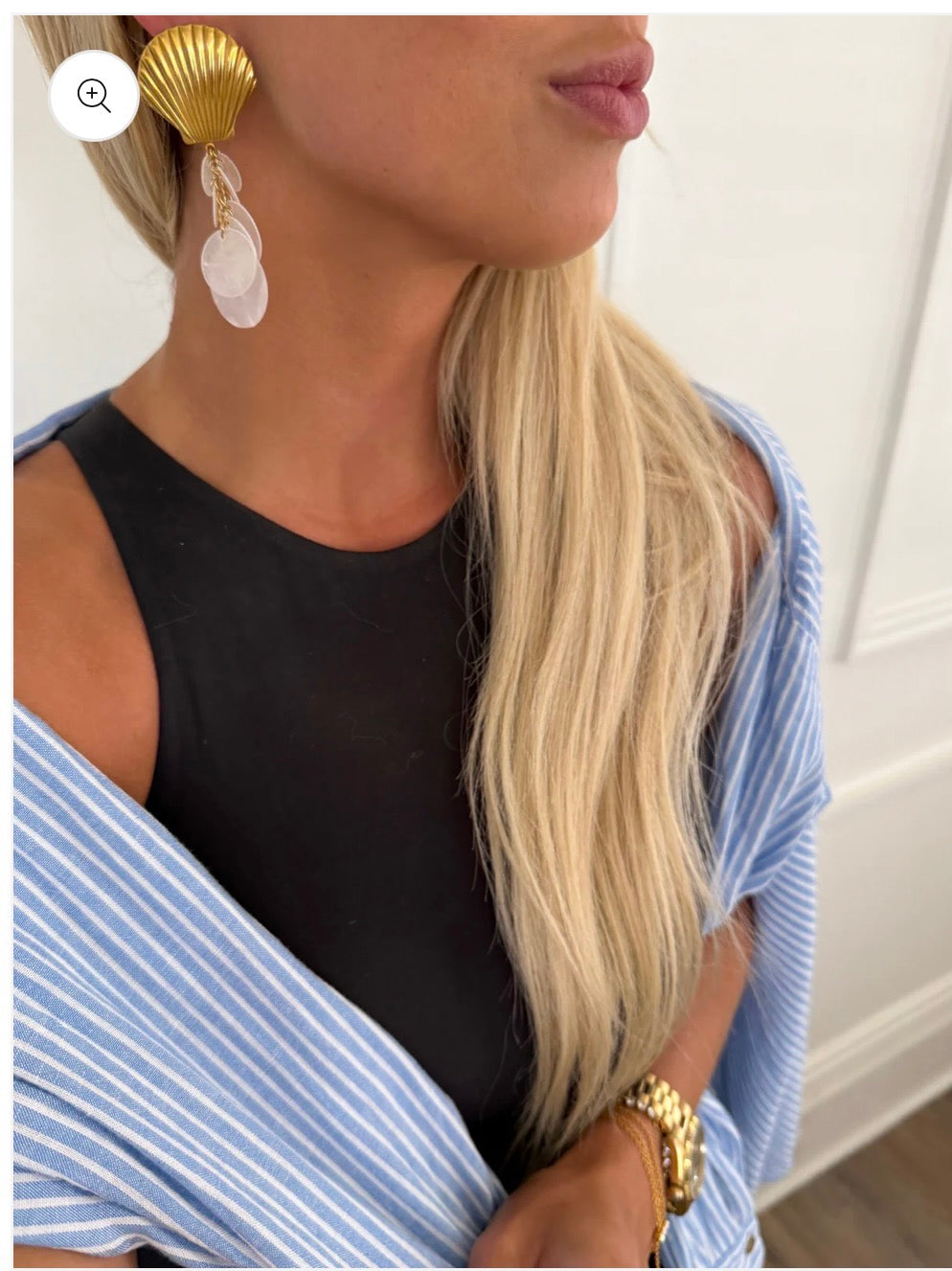 Pearl Seashell Earrings