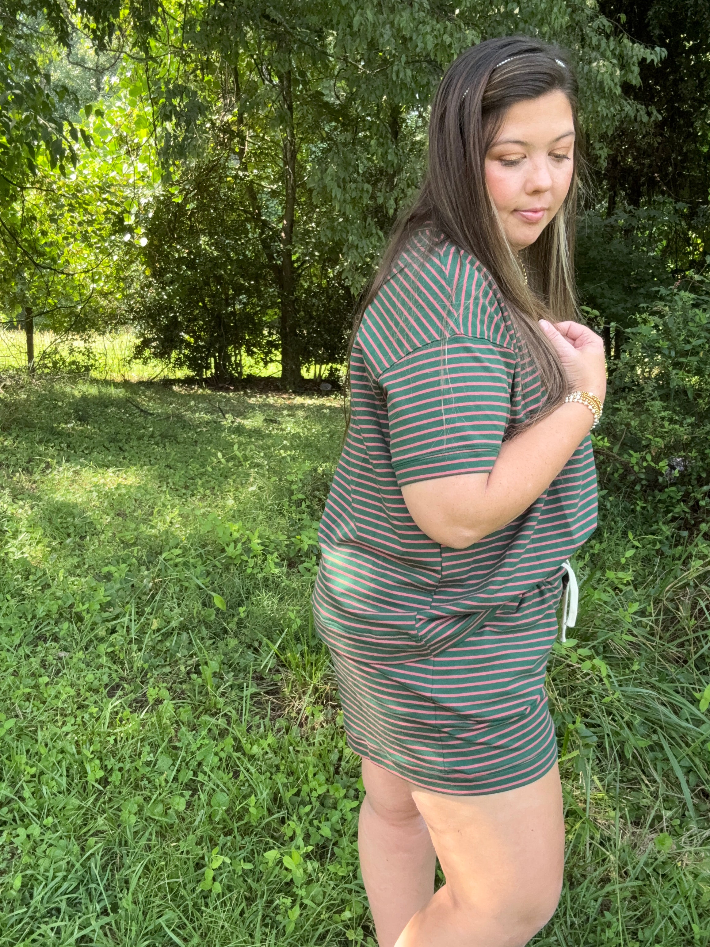 Watermelon Stripe  Set OVERSIZED