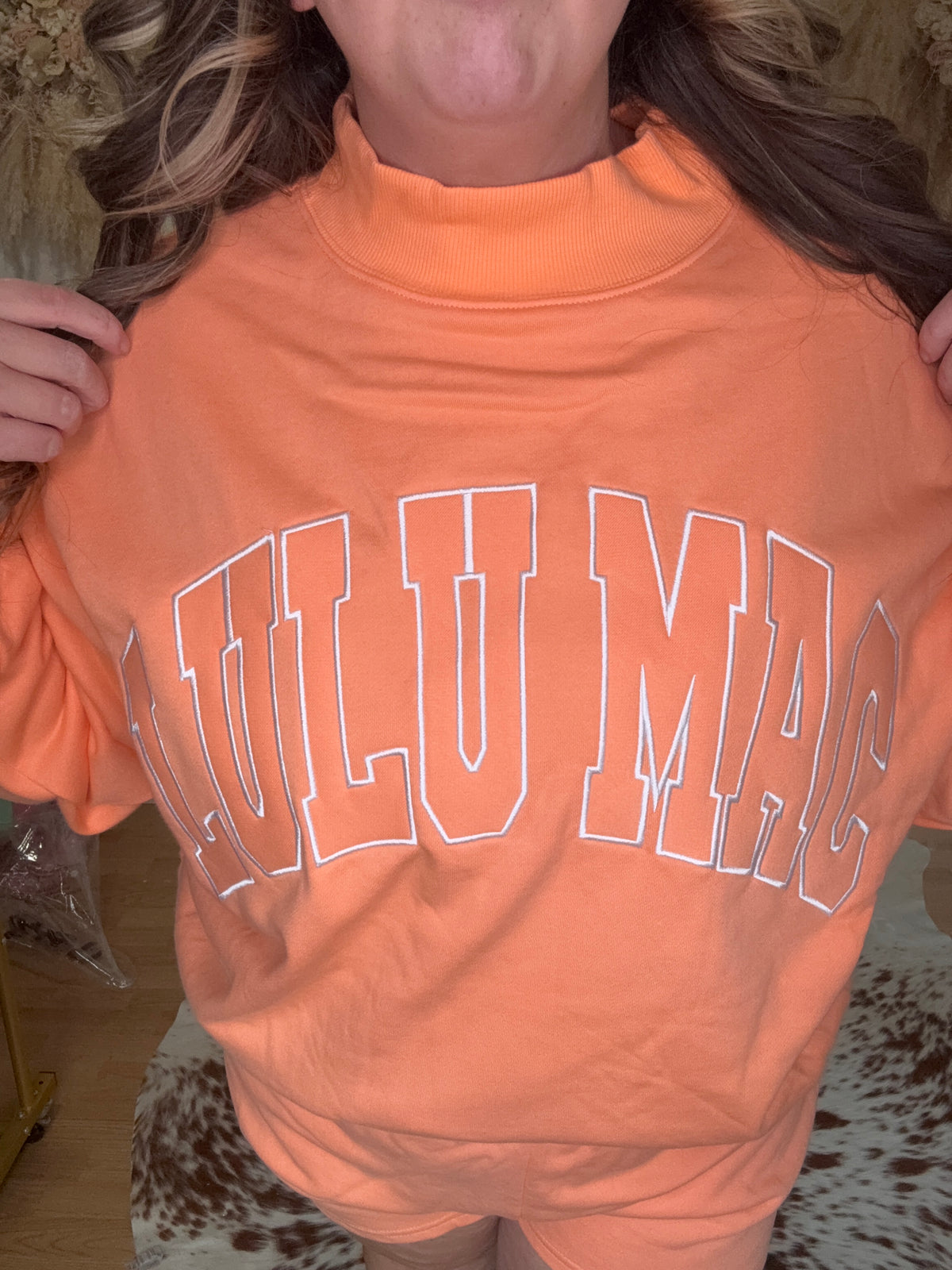 Lulu Mac Mock Neck Sweatshirt - back view 2