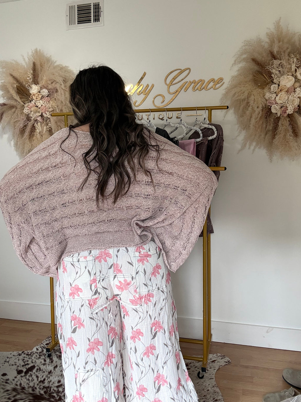 Almond Sweater Top