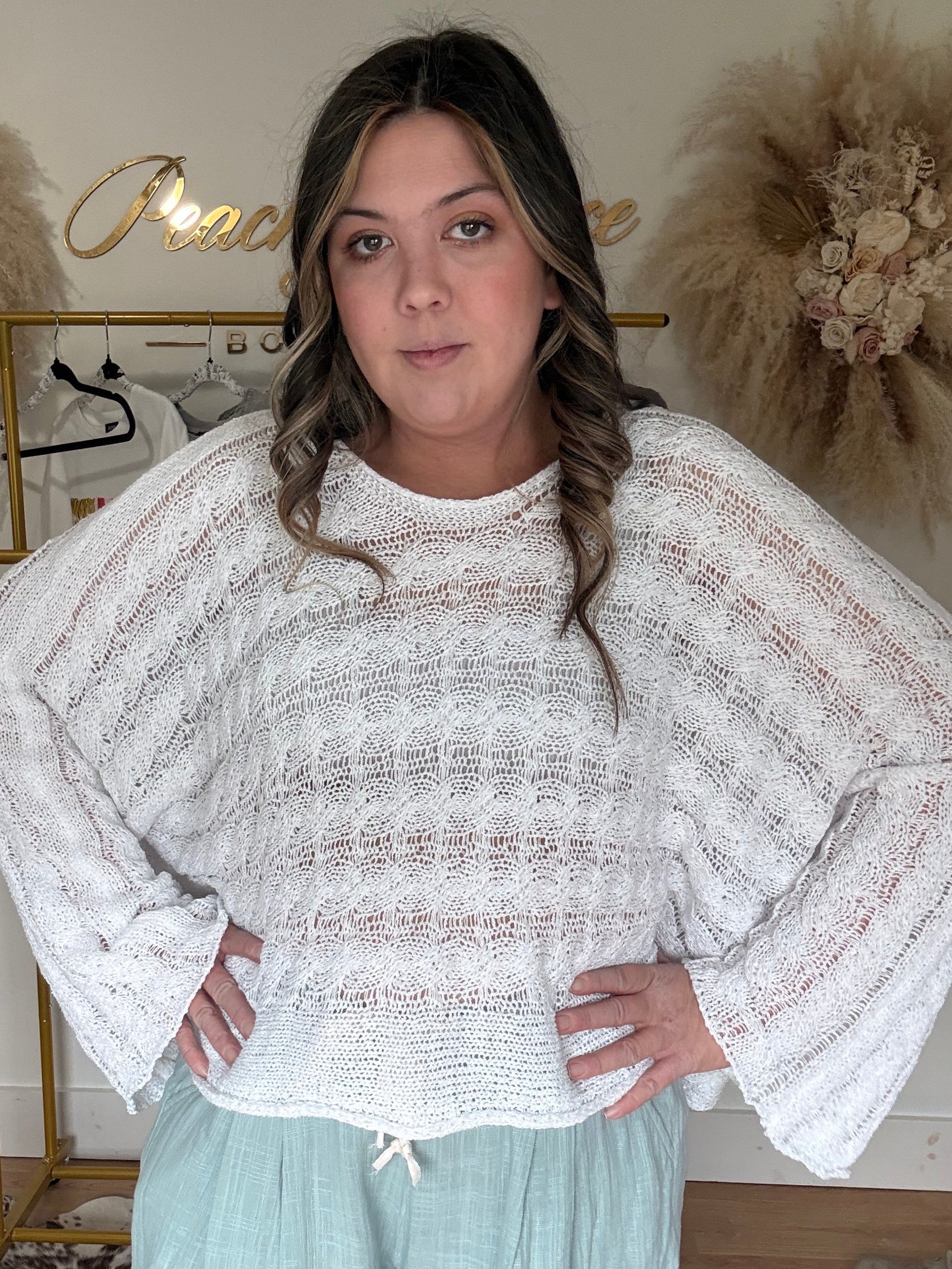 Cotton Sweater Top
