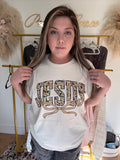 Jesus Camo Bow Graphic Tee