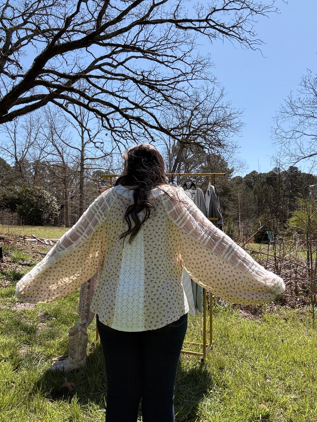 Floral Date Night Blouse