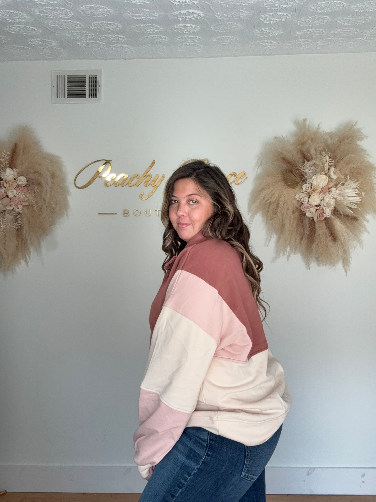 Sweet Grace Pullover - side profile