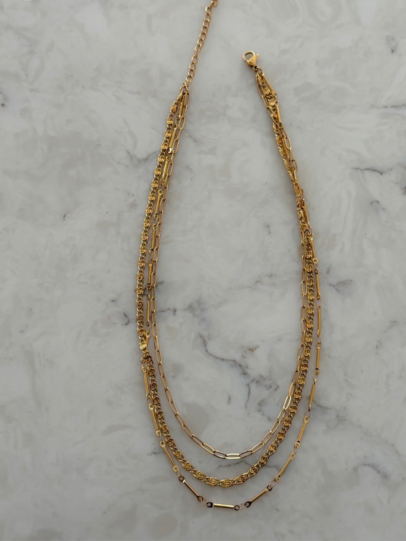 Triple Layer Necklace